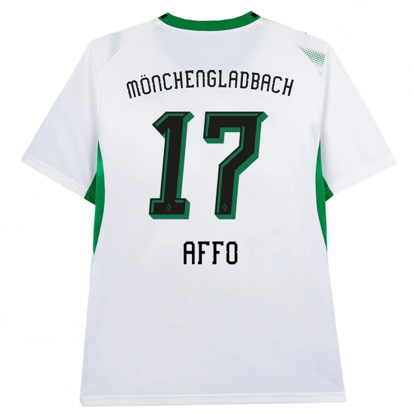 Danxen Damen Karim Affo #17 Weiß Schwarz Grün Heimtrikot Trikot 2026/27 T-Shirt Österreich