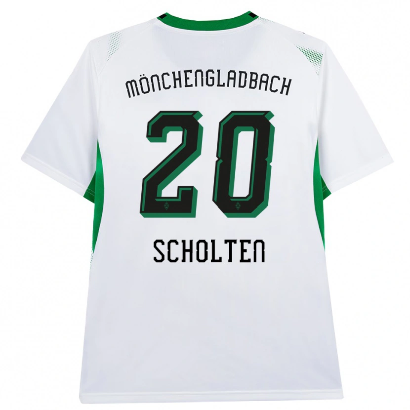 Danxen Damen Kiki Scholten #20 Weiß Schwarz Grün Heimtrikot Trikot 2026/27 T-Shirt Österreich