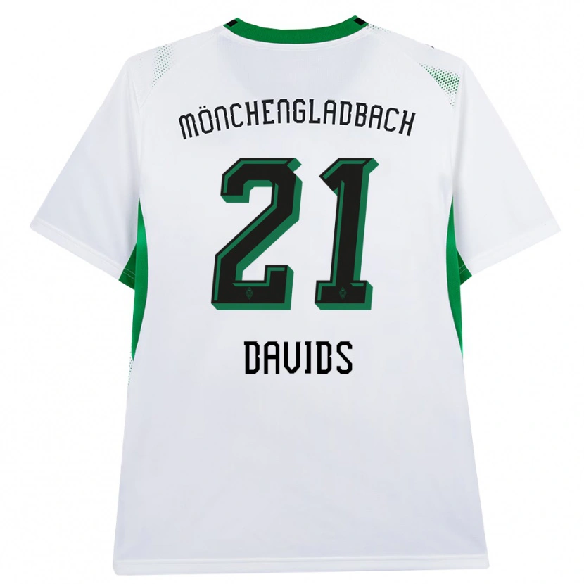 Danxen Damen Leander Davids #21 Weiß Schwarz Grün Heimtrikot Trikot 2026/27 T-Shirt Österreich