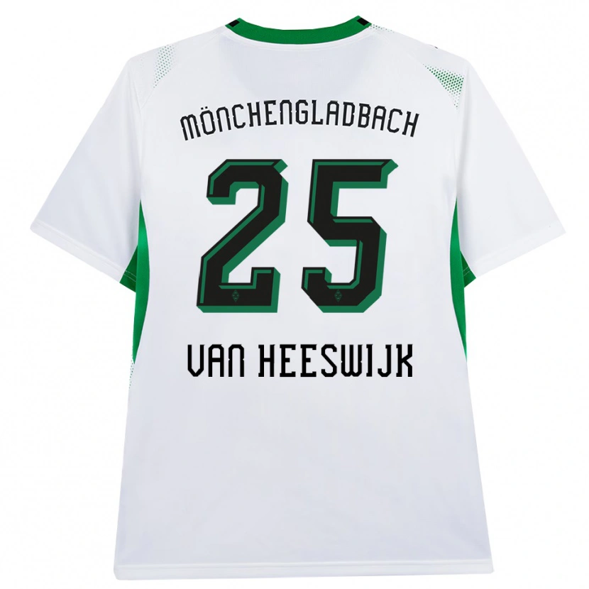 Danxen Damen Amber Van Heeswijk #25 Weiß Schwarz Grün Heimtrikot Trikot 2026/27 T-Shirt Österreich