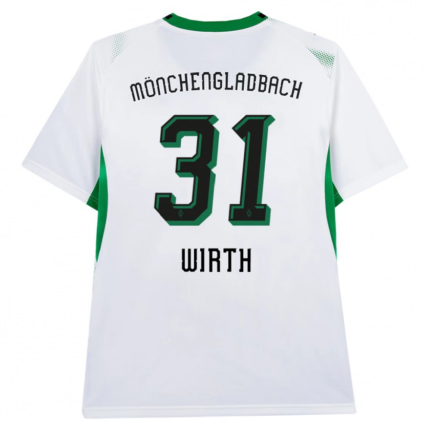 Danxen Damen Linus Wirth #31 Weiß Schwarz Grün Heimtrikot Trikot 2026/27 T-Shirt Österreich