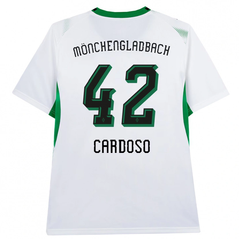 Danxen Damen Tiago Pereira Cardoso #42 Weiß Schwarz Grün Heimtrikot Trikot 2026/27 T-Shirt Österreich