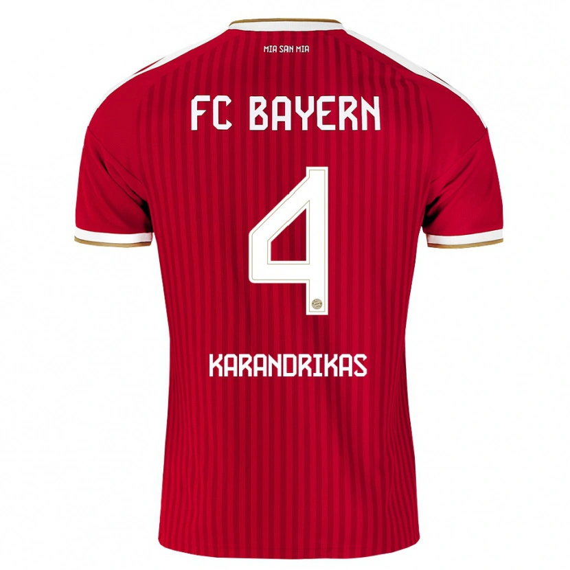 Danxen Damen Konstantinos Karandrikas #4 Rot Weiß Blau Heimtrikot Trikot 2026/27 T-Shirt Österreich