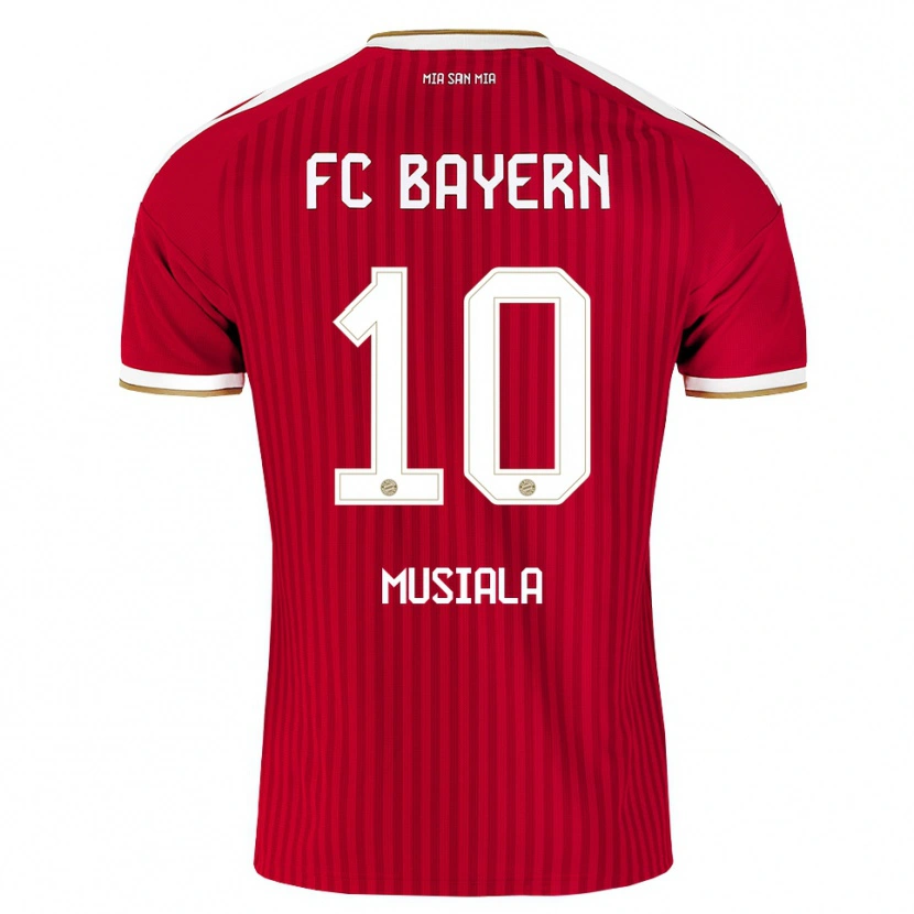 Danxen Damen Jamal Musiala #10 Rot Weiß Blau Heimtrikot Trikot 2026/27 T-Shirt Österreich