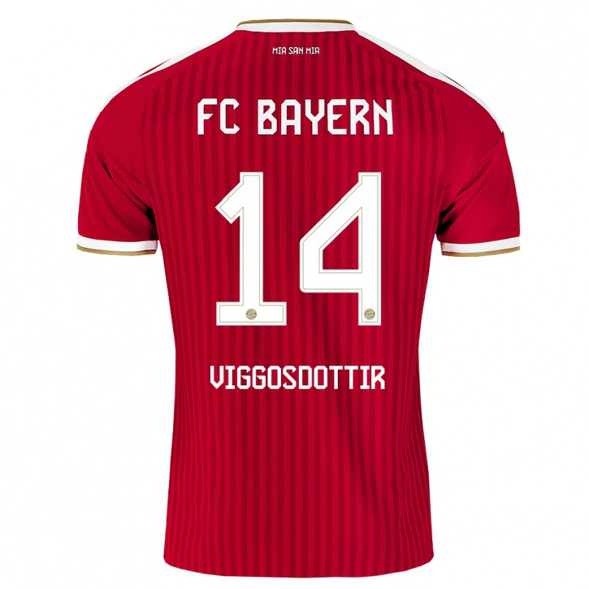 Danxen Damen Glodis Perla Viggosdottir #14 Rot Weiß Blau Heimtrikot Trikot 2026/27 T-Shirt Österreich