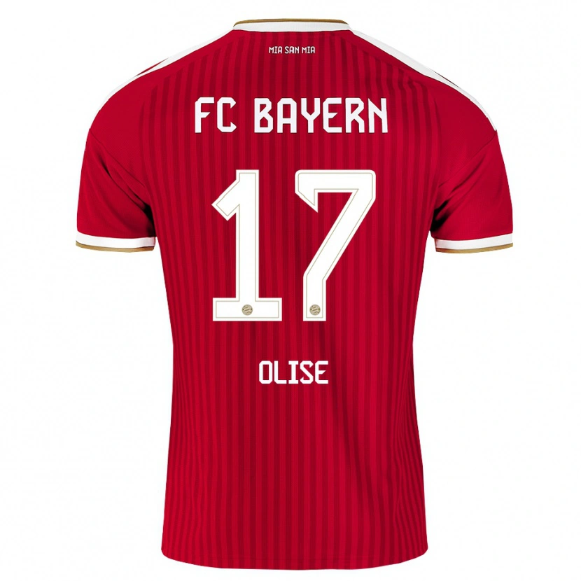 Danxen Damen Michael Olise #17 Rot Weiß Blau Heimtrikot Trikot 2026/27 T-Shirt Österreich