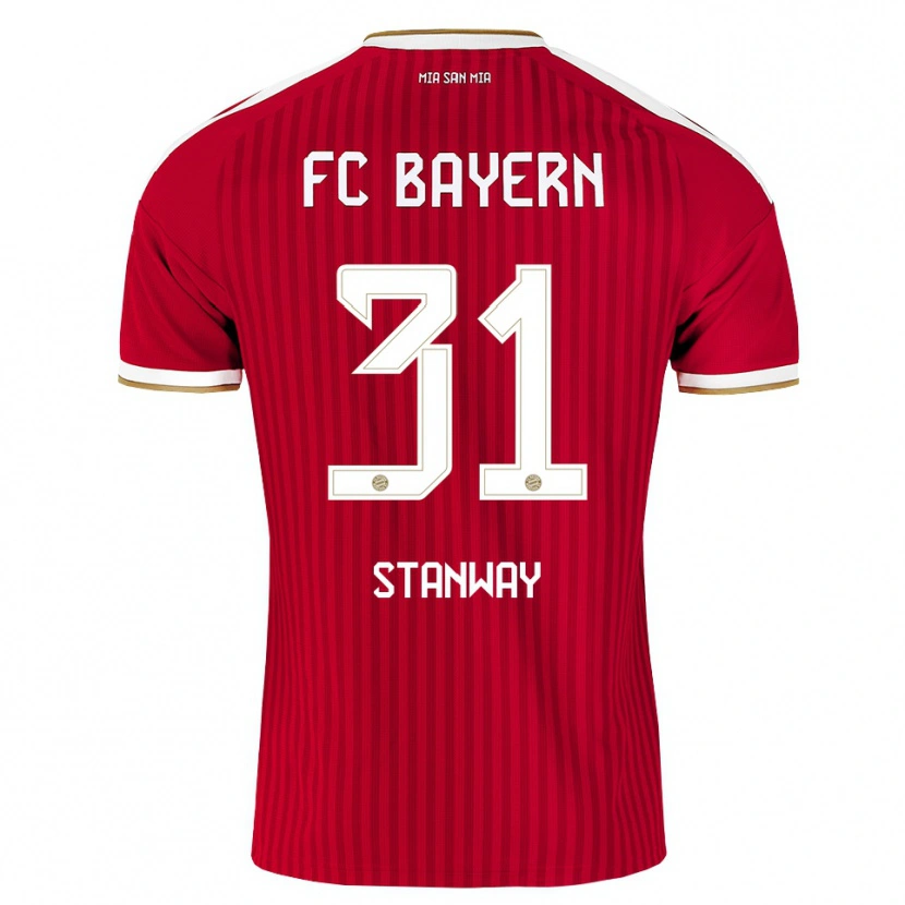 Danxen Damen Georgia Stanway #31 Rot Weiß Blau Heimtrikot Trikot 2026/27 T-Shirt Österreich