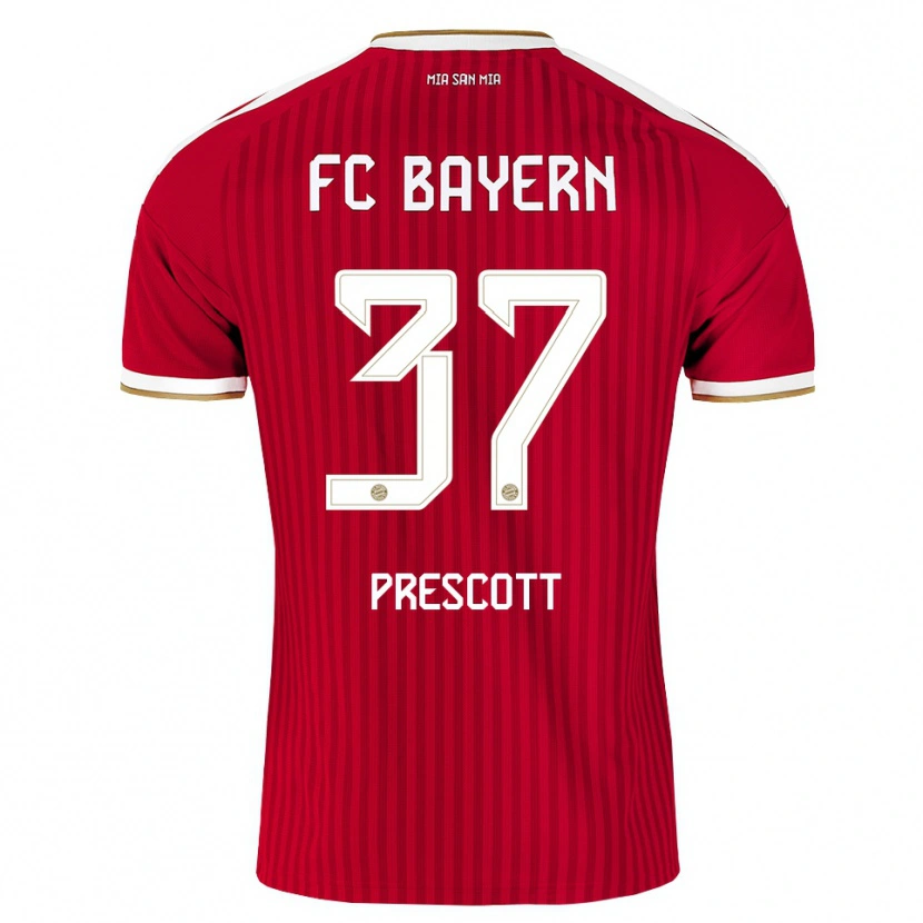 Danxen Damen Leonard Prescott #37 Rot Weiß Blau Heimtrikot Trikot 2026/27 T-Shirt Österreich