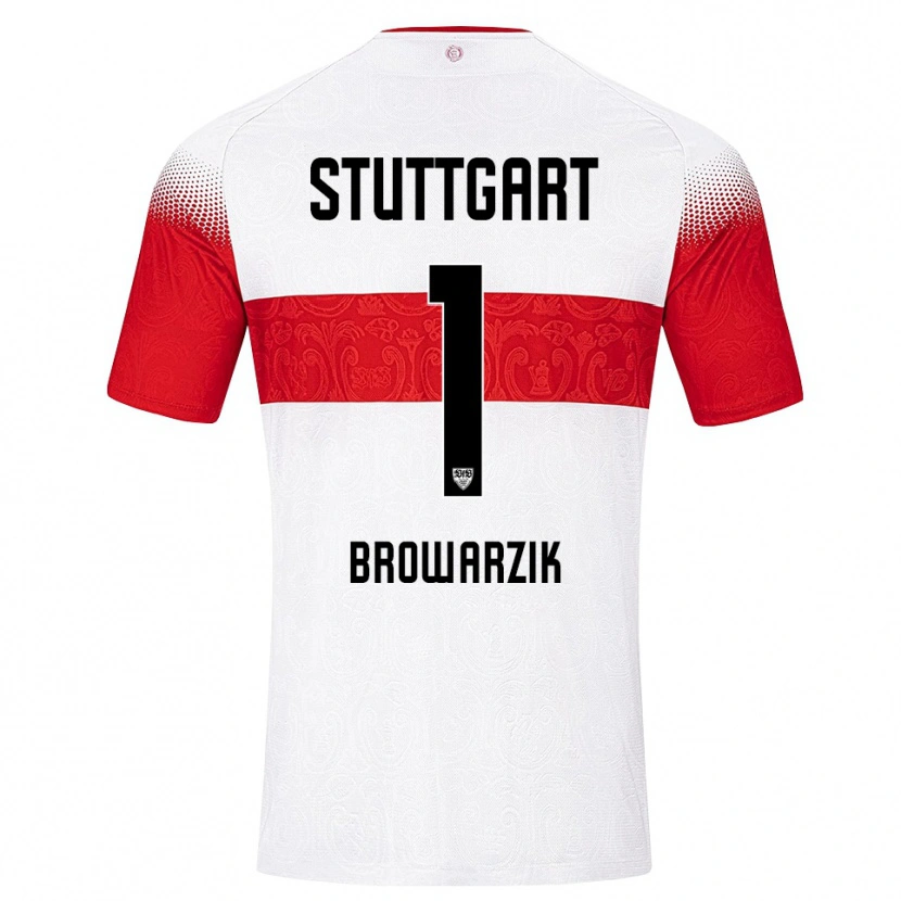 Danxen Damen Timo Browarzik #1 Weiß Rot Gelb Heimtrikot Trikot 2026/27 T-Shirt Österreich