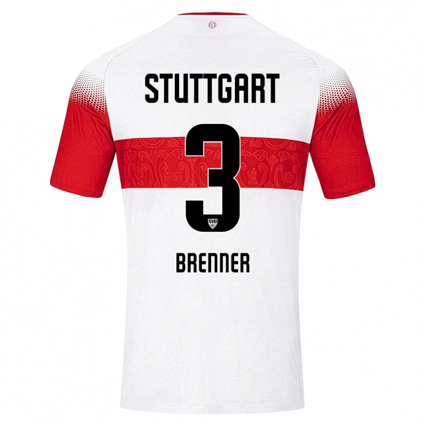 Danxen Damen Tom Brenner #3 Weiß Rot Gelb Heimtrikot Trikot 2026/27 T-Shirt Österreich
