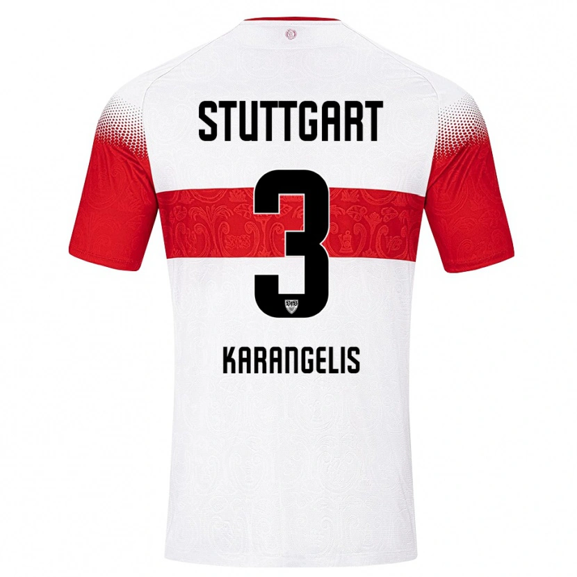 Danxen Damen Konstantinos Karangelis #3 Weiß Rot Gelb Heimtrikot Trikot 2026/27 T-Shirt Österreich