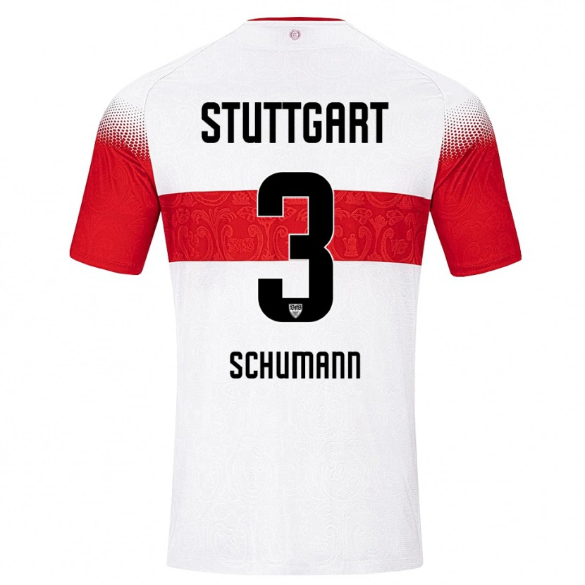 Danxen Damen Frederik Schumann #3 Weiß Rot Gelb Heimtrikot Trikot 2026/27 T-Shirt Österreich