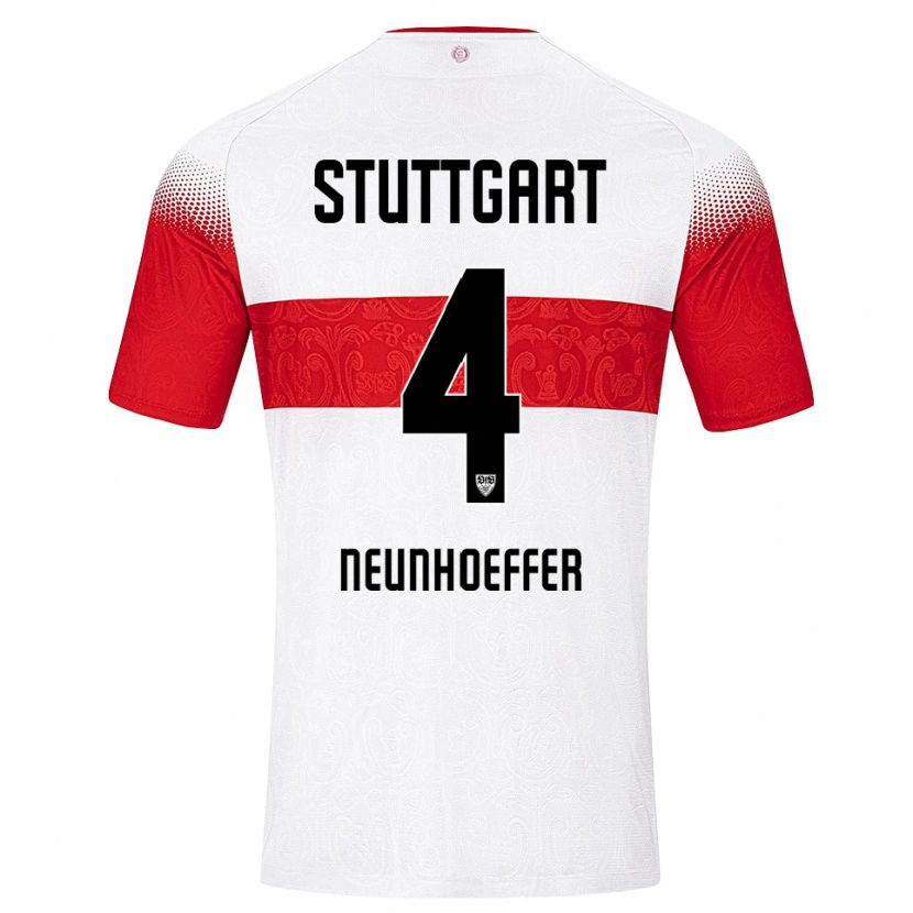 Danxen Damen Felix Neunhoeffer #4 Weiß Rot Gelb Heimtrikot Trikot 2026/27 T-Shirt Österreich