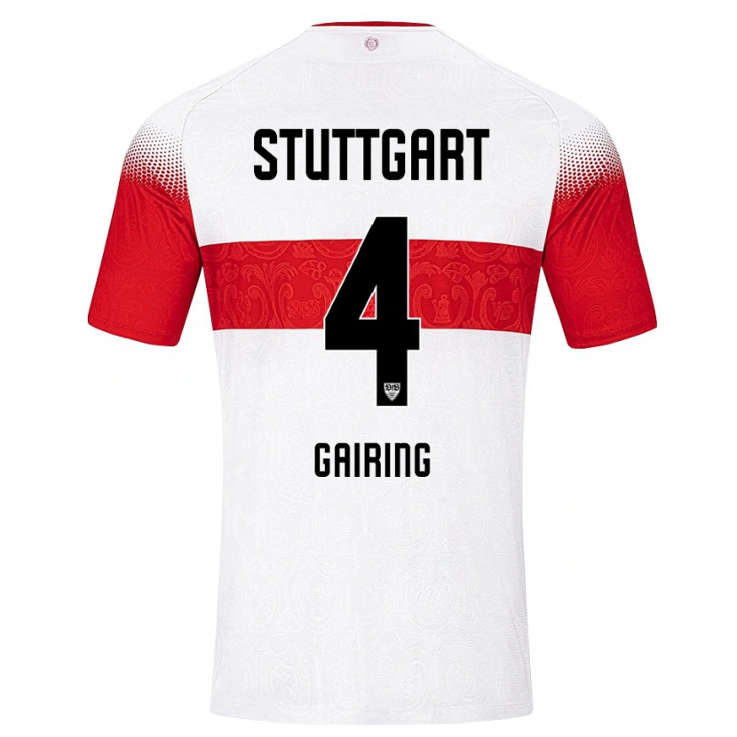 Danxen Damen Nadine Gairing #4 Weiß Rot Gelb Heimtrikot Trikot 2026/27 T-Shirt Österreich