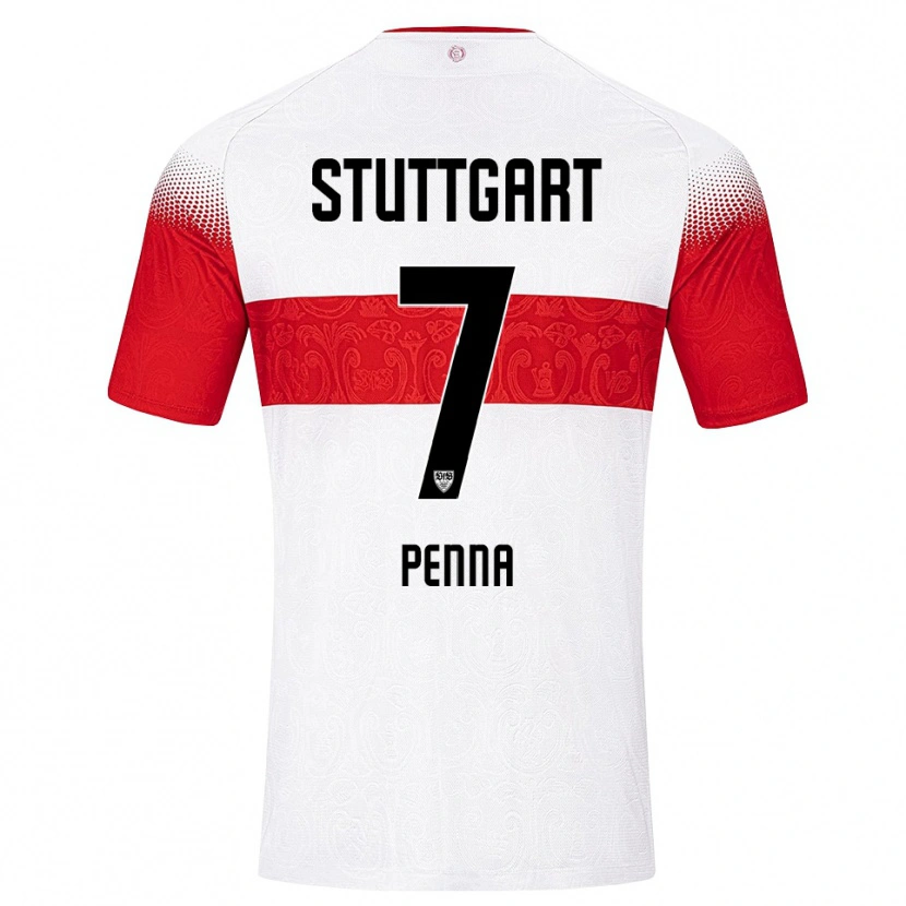 Danxen Damen Lauri Penna #7 Weiß Rot Gelb Heimtrikot Trikot 2026/27 T-Shirt Österreich
