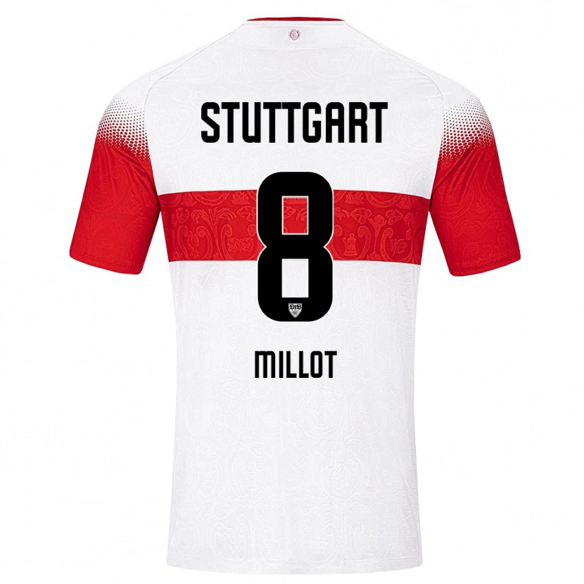 Danxen Damen Enzo Millot #8 Weiß Rot Gelb Heimtrikot Trikot 2026/27 T-Shirt Österreich
