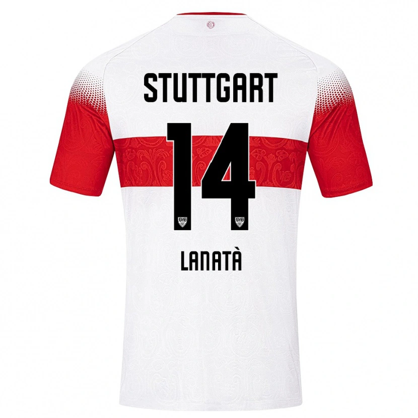 Danxen Damen Domenico Lanatà #14 Weiß Rot Gelb Heimtrikot Trikot 2026/27 T-Shirt Österreich