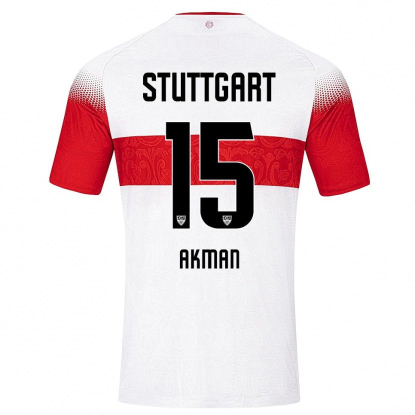 Danxen Damen Aykan Akman #15 Weiß Rot Gelb Heimtrikot Trikot 2026/27 T-Shirt Österreich
