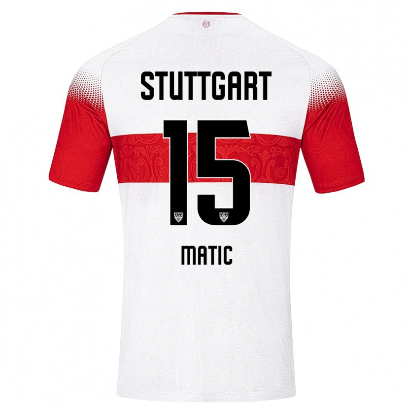 Danxen Damen Nikolas Matic #15 Weiß Rot Gelb Heimtrikot Trikot 2026/27 T-Shirt Österreich