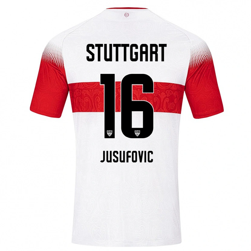 Danxen Damen Farah Jusufović #16 Weiß Rot Gelb Heimtrikot Trikot 2026/27 T-Shirt Österreich