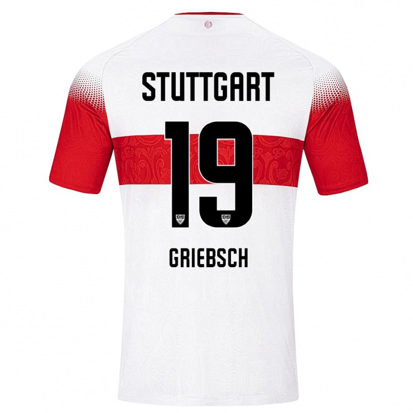 Danxen Damen Lukas Griebsch #19 Weiß Rot Gelb Heimtrikot Trikot 2026/27 T-Shirt Österreich