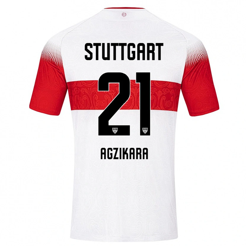 Danxen Damen Emirhan Ağzıkara #21 Weiß Rot Gelb Heimtrikot Trikot 2026/27 T-Shirt Österreich