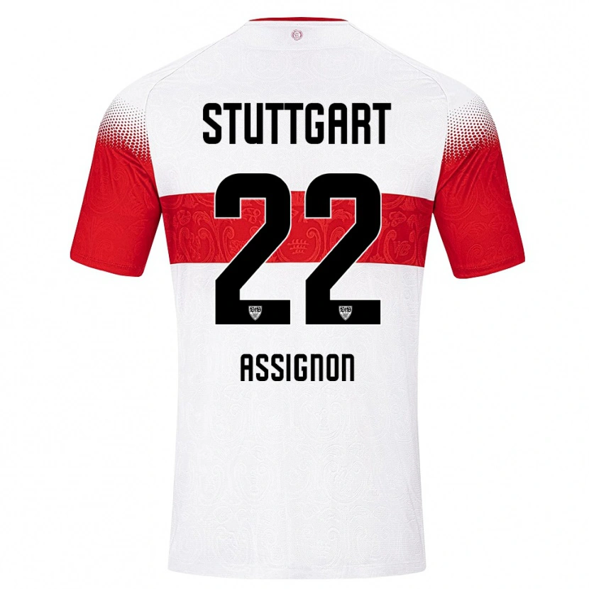 Danxen Damen Lorenz Assignon #22 Weiß Rot Gelb Heimtrikot Trikot 2026/27 T-Shirt Österreich