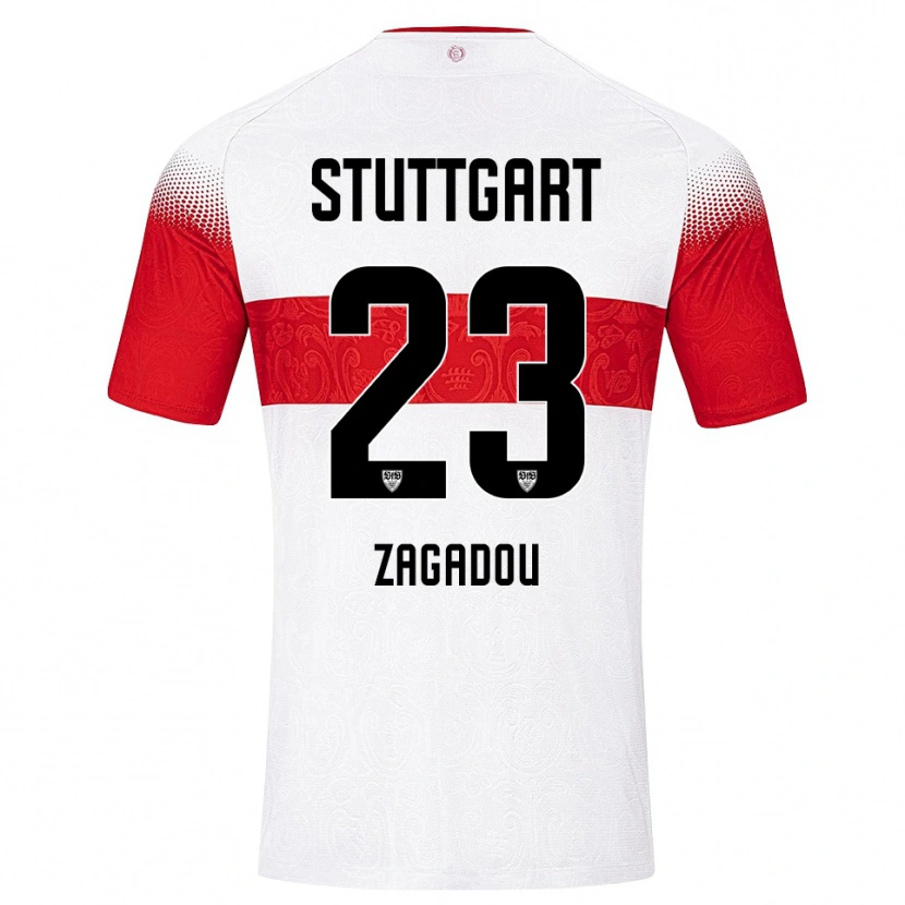 Danxen Damen Dan-Axel Zagadou #23 Weiß Rot Gelb Heimtrikot Trikot 2026/27 T-Shirt Österreich