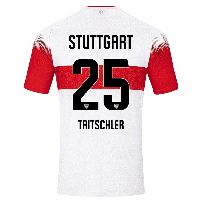Danxen Damen David Tritschler #25 Weiß Rot Gelb Heimtrikot Trikot 2026/27 T-Shirt Österreich