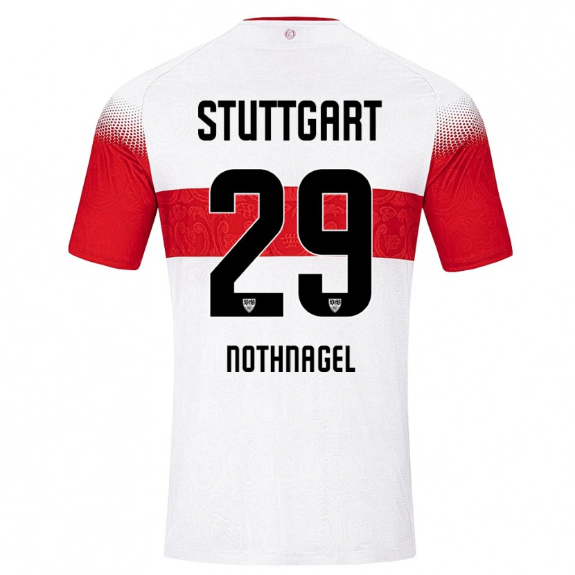 Danxen Damen Dominik Nothnagel #29 Weiß Rot Gelb Heimtrikot Trikot 2026/27 T-Shirt Österreich