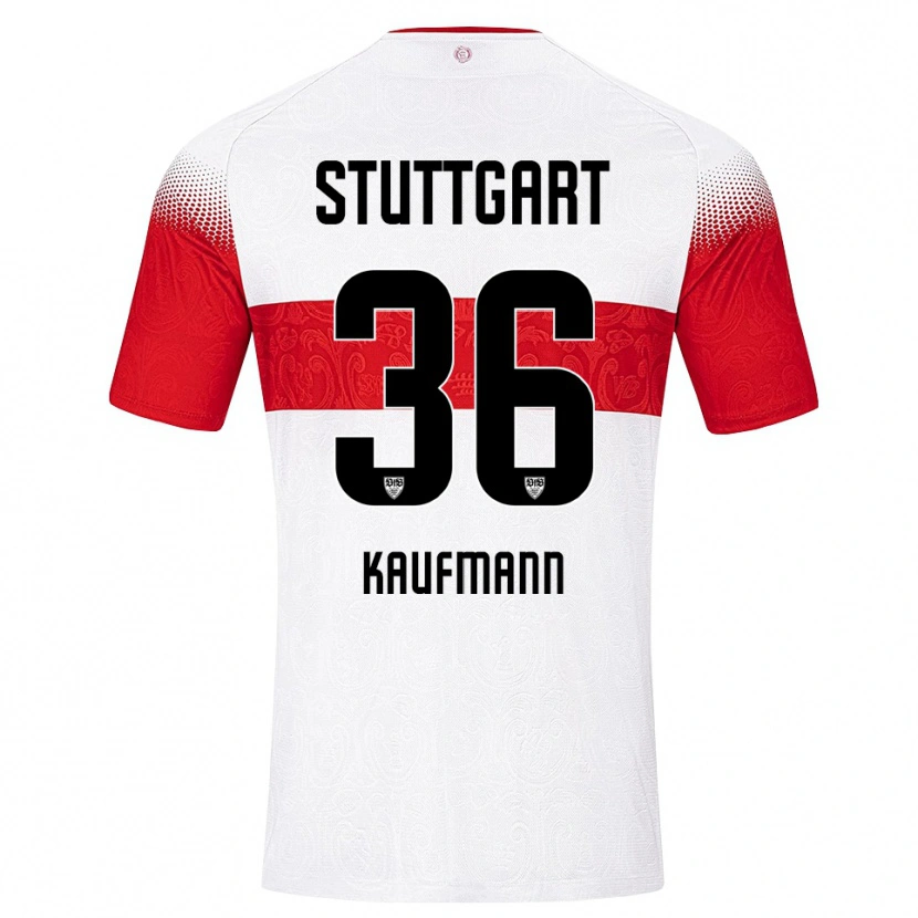 Danxen Damen Tino Kaufmann #36 Weiß Rot Gelb Heimtrikot Trikot 2026/27 T-Shirt Österreich