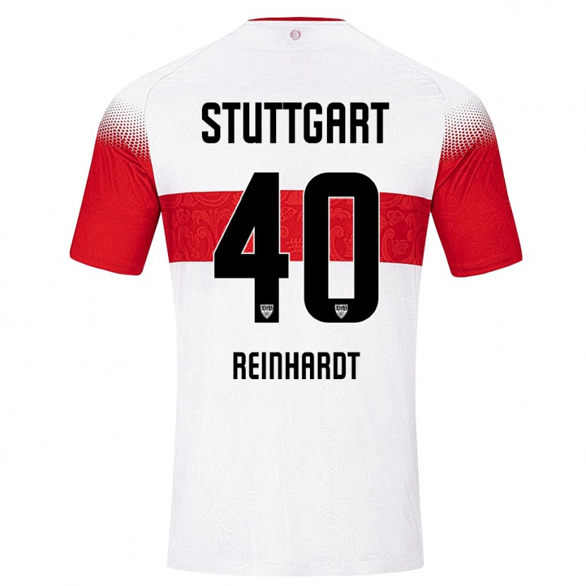Danxen Damen Peter Reinhardt #40 Weiß Rot Gelb Heimtrikot Trikot 2026/27 T-Shirt Österreich