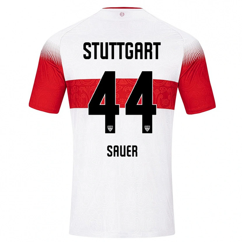 Danxen Damen Leo Sauer #44 Weiß Rot Gelb Heimtrikot Trikot 2026/27 T-Shirt Österreich