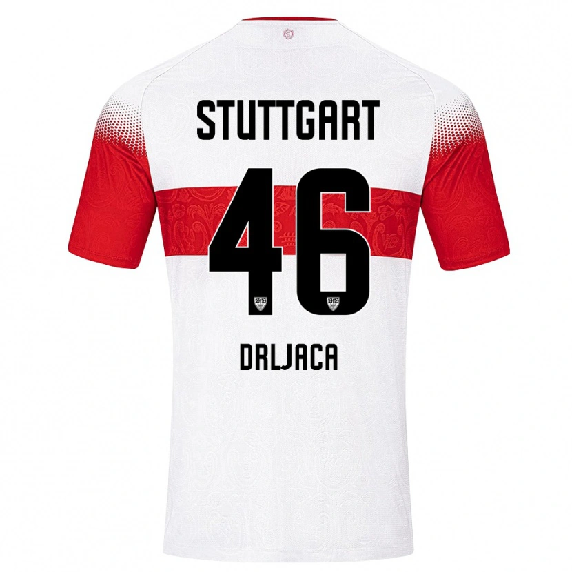 Danxen Damen Stefan Drljaca #46 Weiß Rot Gelb Heimtrikot Trikot 2026/27 T-Shirt Österreich
