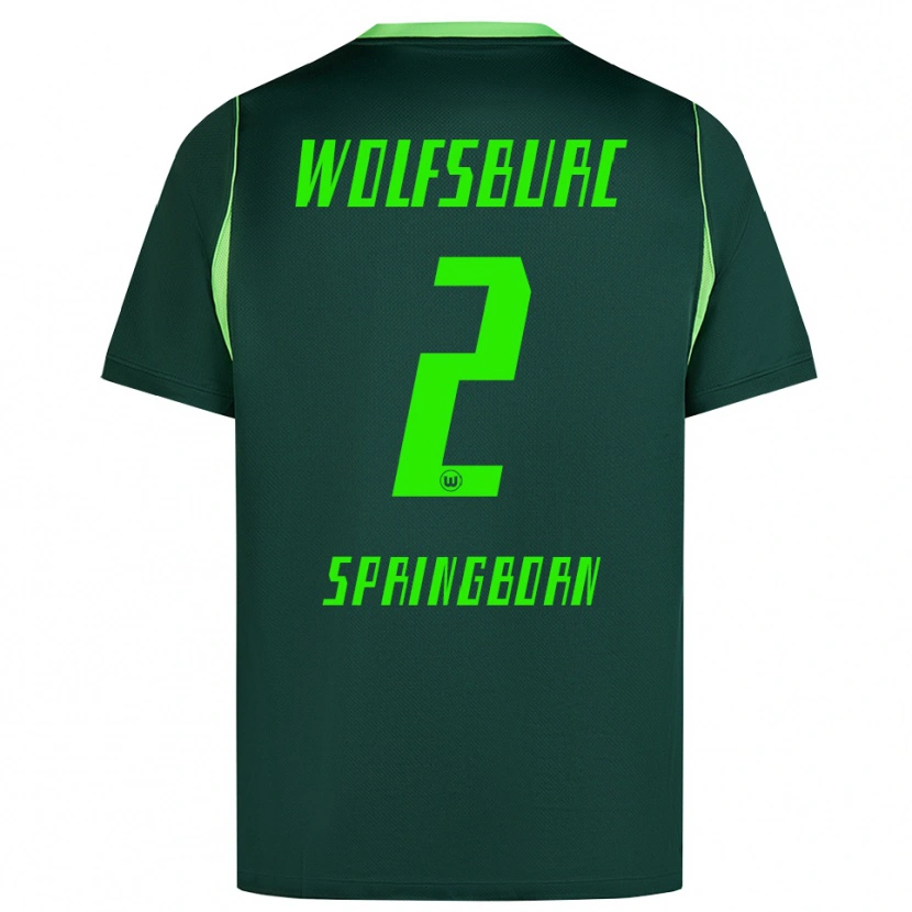 Danxen Damen Noah Springborn #2 Dunkelgrün Weiß Heimtrikot Trikot 2026/27 T-Shirt Österreich