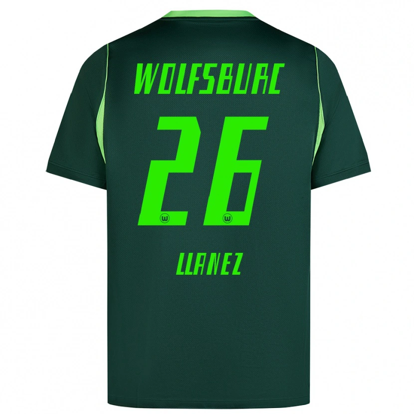 Danxen Damen Ulysses Llanez #26 Dunkelgrün Weiß Heimtrikot Trikot 2026/27 T-Shirt Österreich
