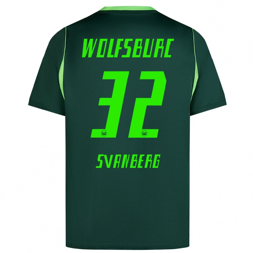 Danxen Damen Mattias Svanberg #32 Dunkelgrün Weiß Heimtrikot Trikot 2026/27 T-Shirt Österreich