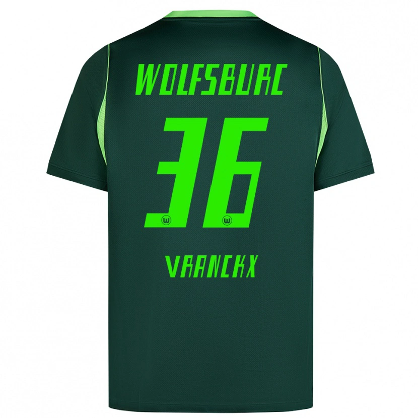 Danxen Damen Aster Vranckx #36 Dunkelgrün Weiß Heimtrikot Trikot 2026/27 T-Shirt Österreich