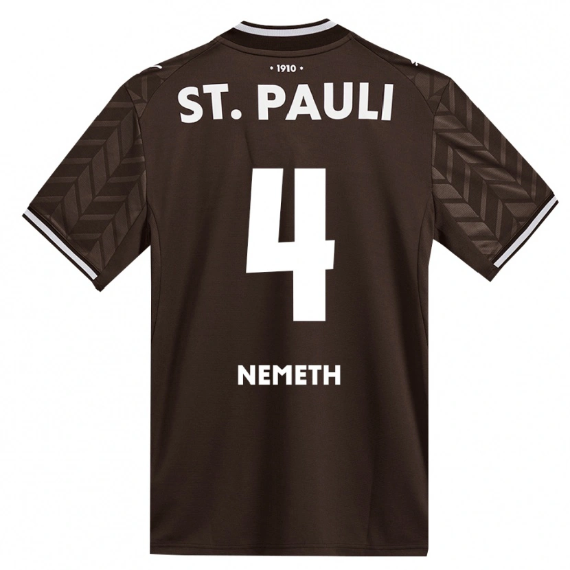 Danxen Damen David Nemeth #4 Kaffee Weiß Heimtrikot Trikot 2026/27 T-Shirt Österreich