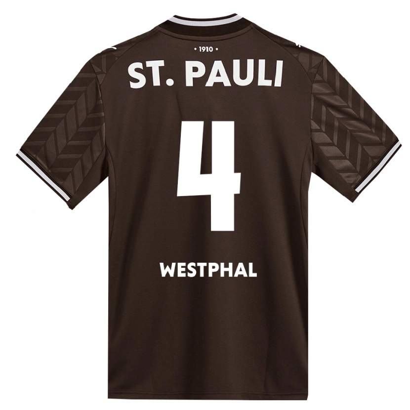Danxen Damen Jannik Westphal #4 Kaffee Weiß Heimtrikot Trikot 2026/27 T-Shirt Österreich