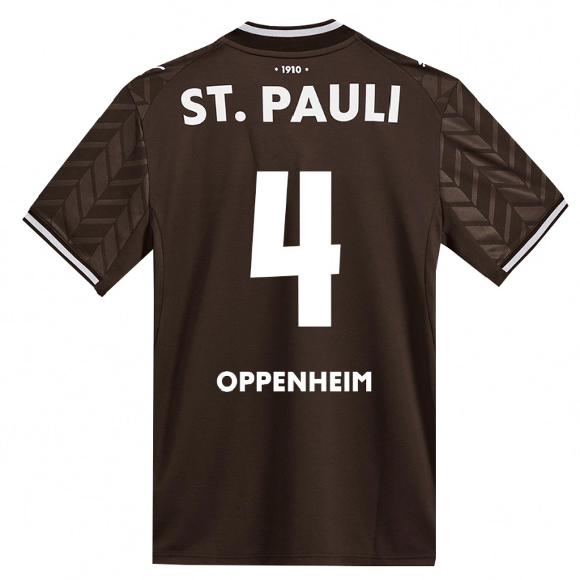 Danxen Damen Merle Oppenheim #4 Kaffee Weiß Heimtrikot Trikot 2026/27 T-Shirt Österreich