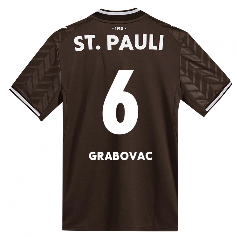 Danxen Damen Danijel Grabovac #6 Kaffee Weiß Heimtrikot Trikot 2026/27 T-Shirt Österreich