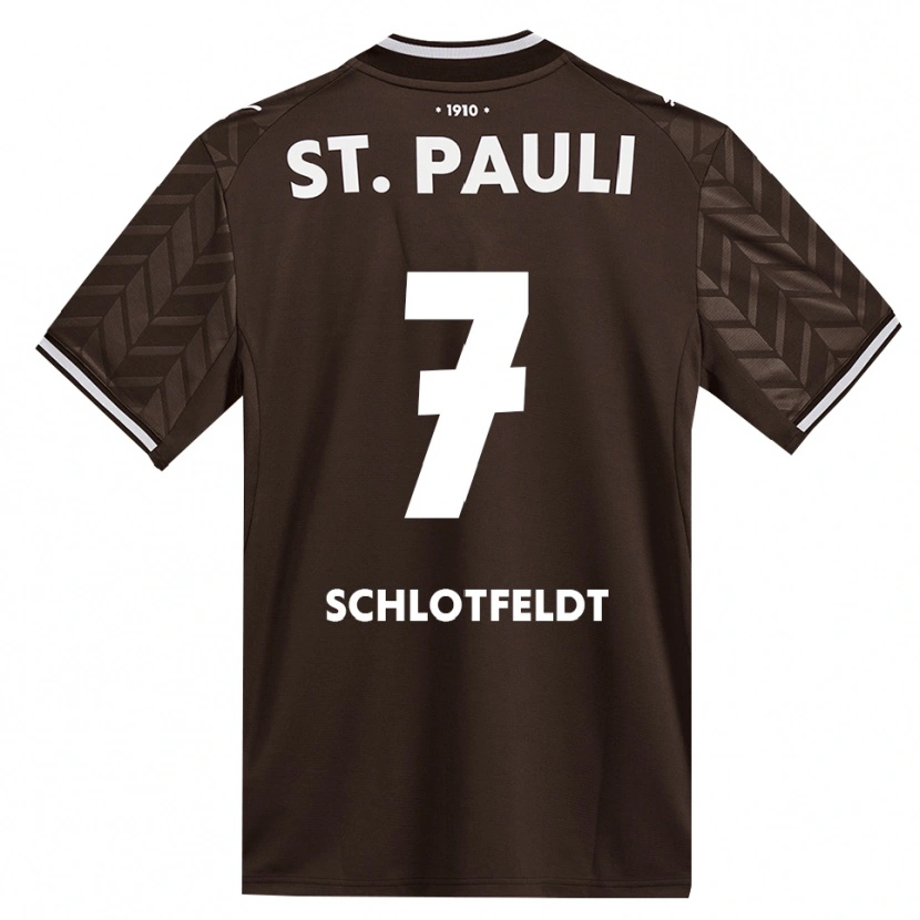Danxen Damen Tim Schlotfeldt #7 Kaffee Weiß Heimtrikot Trikot 2026/27 T-Shirt Österreich