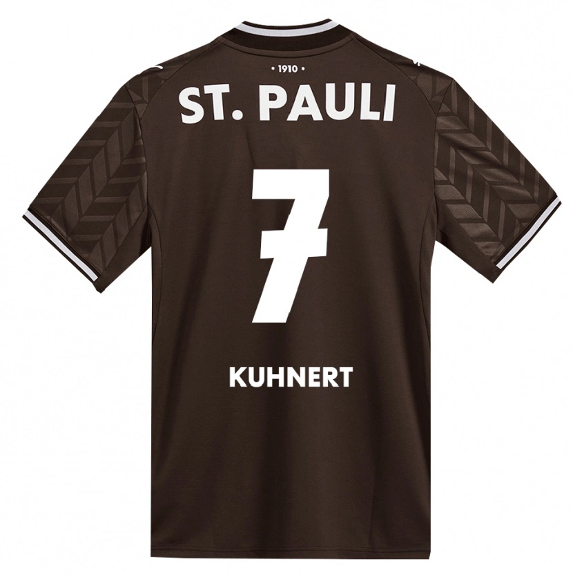 Danxen Damen Carlotta Kuhnert #7 Kaffee Weiß Heimtrikot Trikot 2026/27 T-Shirt Österreich