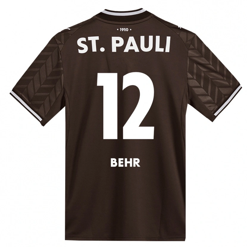Danxen Damen Juri Behr #12 Kaffee Weiß Heimtrikot Trikot 2026/27 T-Shirt Österreich