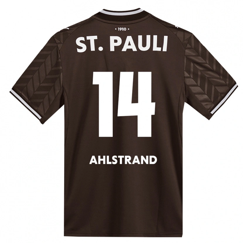 Danxen Damen Erik Ahlstrand #14 Kaffee Weiß Heimtrikot Trikot 2026/27 T-Shirt Österreich