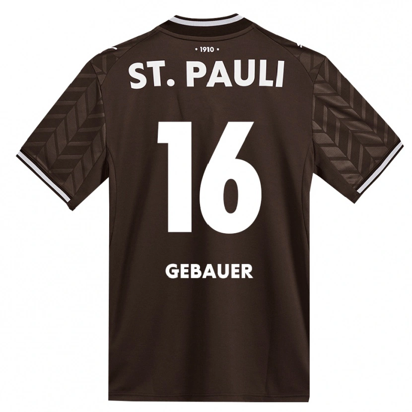 Danxen Damen Florian Gebauer #16 Kaffee Weiß Heimtrikot Trikot 2026/27 T-Shirt Österreich