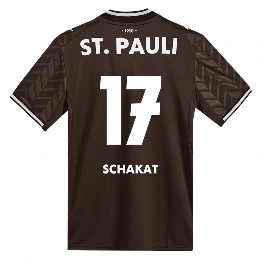 Danxen Damen Julian Schakat #17 Kaffee Weiß Heimtrikot Trikot 2026/27 T-Shirt Österreich