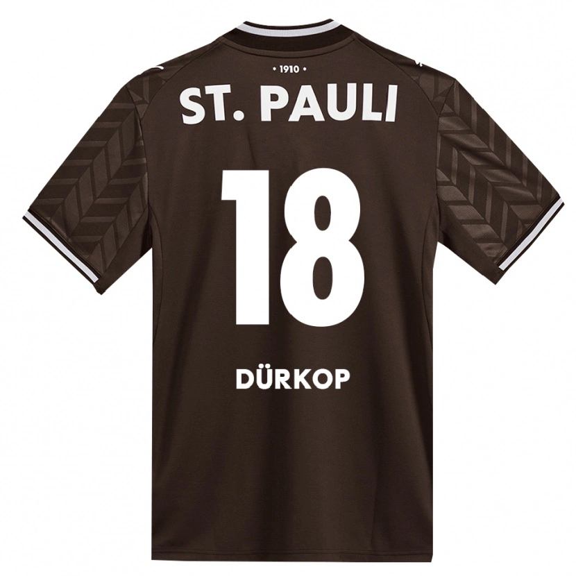 Danxen Damen Paul Dürkop #18 Kaffee Weiß Heimtrikot Trikot 2026/27 T-Shirt Österreich