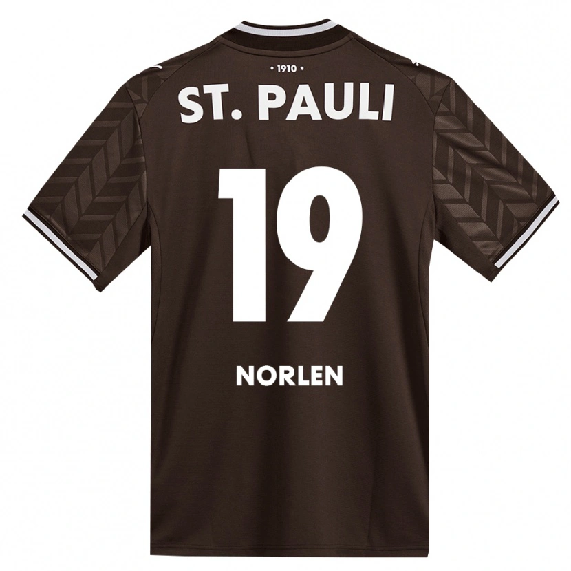 Danxen Damen Alwin Norlen #19 Kaffee Weiß Heimtrikot Trikot 2026/27 T-Shirt Österreich